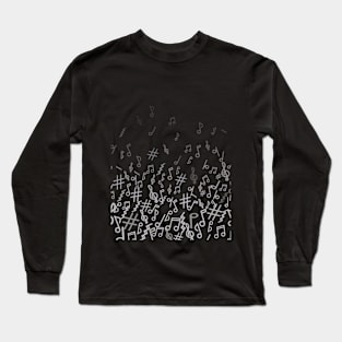 wonderful musical notes Long Sleeve T-Shirt